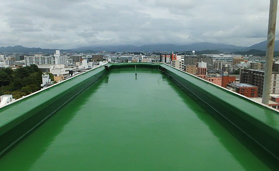 福岡市ビル屋上防水工事のイメージ